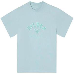 Silbon T-shirt Korte Mouw  133726 aguamarina
