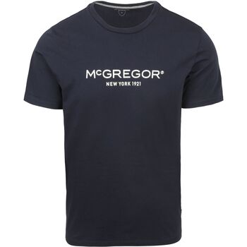 Mcgregor T-shirt Korte Mouw  Essential T-Shirt Logo Navy