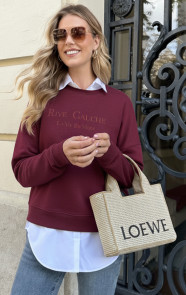 The Musthaves Rive Gauche Sweater Burgundy