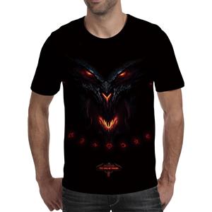 TIP723 Mannen T-shirt Geest Anime 3D Fluorescerende Angel Print T-shirt Unisex-Volwassen Hipster 3D T-shirts Straat Hip hop Oversized T-shirt XXXL