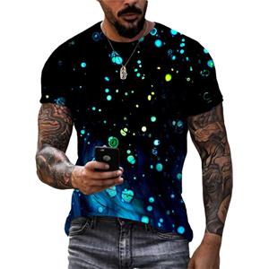 ETST WENDY 05 Zomer Nieuwe Mode Kleur Graffiti Mannen T-shirt 3D Trend Persoonlijkheid Hip Hop Harajuku Afdrukken Ronde Hals Korte Mouw Tees tops 3XL