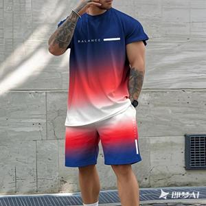 Xuhaijian02 Trendy Zomer Casual Ook Geschikt Voor Sport Shorts Korte Mouwen 2024 Nieuwe Heren S Oversized Losse Snel Drogende Zomerpak 4XL