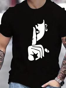 Chaokebang Nieuwe zomerse dagelijkse casual heren T-shirt Street herenmode korte mouwen top 3D LIEFDESletter bedrukt heren T-shirt 6XL