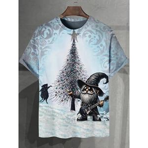 Bobby3 Heren Dieren Grappige Kat Bedrukt T-shirt Korte Mouw Tees Tops 3D Print O-Hals Shirts Feest Zomer Casual Herenkleding 4XL