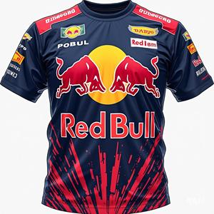 Bobby 2 Red Bull Racing 3D Heren T-shirt F1 Formule Racen Red Bull Racing Pak Extreem Sporten Hoge Kwaliteit Merk Trainingspak XL