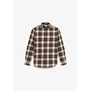 Timberland Overhemd Lange Mouw  TB0A44XQG561 MIDWEIGHT FLANNEL CHECK-CHOCOLATE BROWN