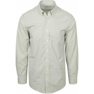 Mcgregor Overhemd Lange Mouw  Overhemd Poplin Streep Groen
