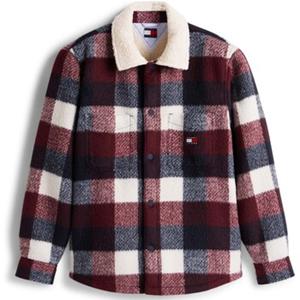 Tommy Jeans Overhemd Lange Mouw  Tjm Check Teddy Over