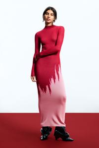 Desigual Gebreide jurk Egonlab - RED