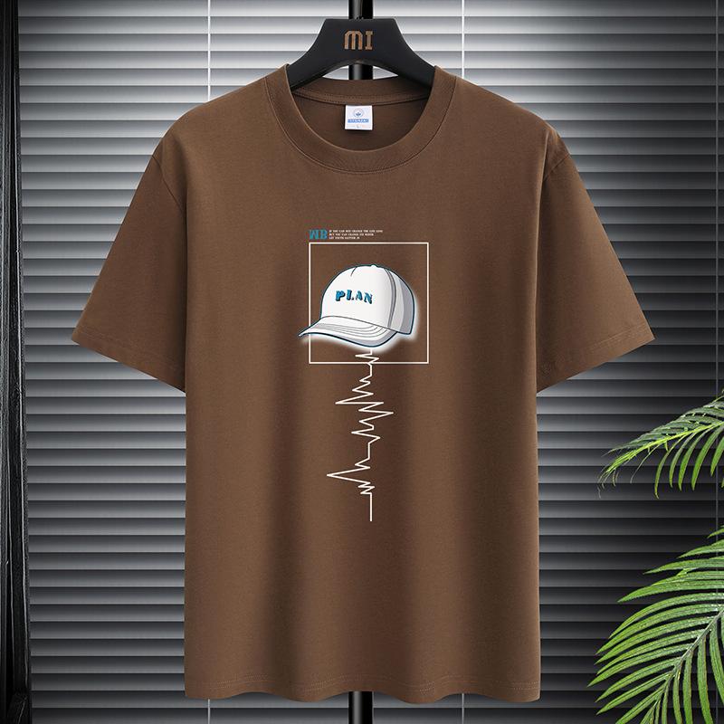 Cloth W T-shirt voor Heren Kleding Fitness Wit O-Hals Anime Man T-shirt voor Mannelijk Oversized S-5XL Heren T-shirts Goth Punk Hoed Print M