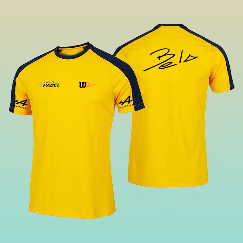 Zengyanqin02 Gym T-shirt Zomer Ademend Sport Korte Mouw Outdoor Hardlopen Heren T-shirt Tennis Groot Kleding Competitie Training Top L