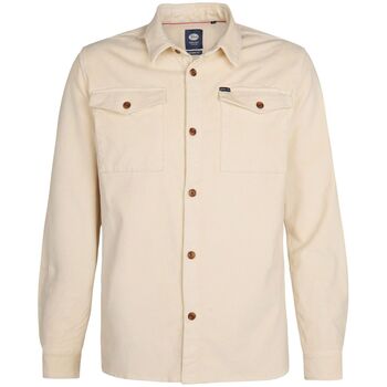 Petrol Industries Overhemd Lange Mouw  Overhemd Corduroy Beige