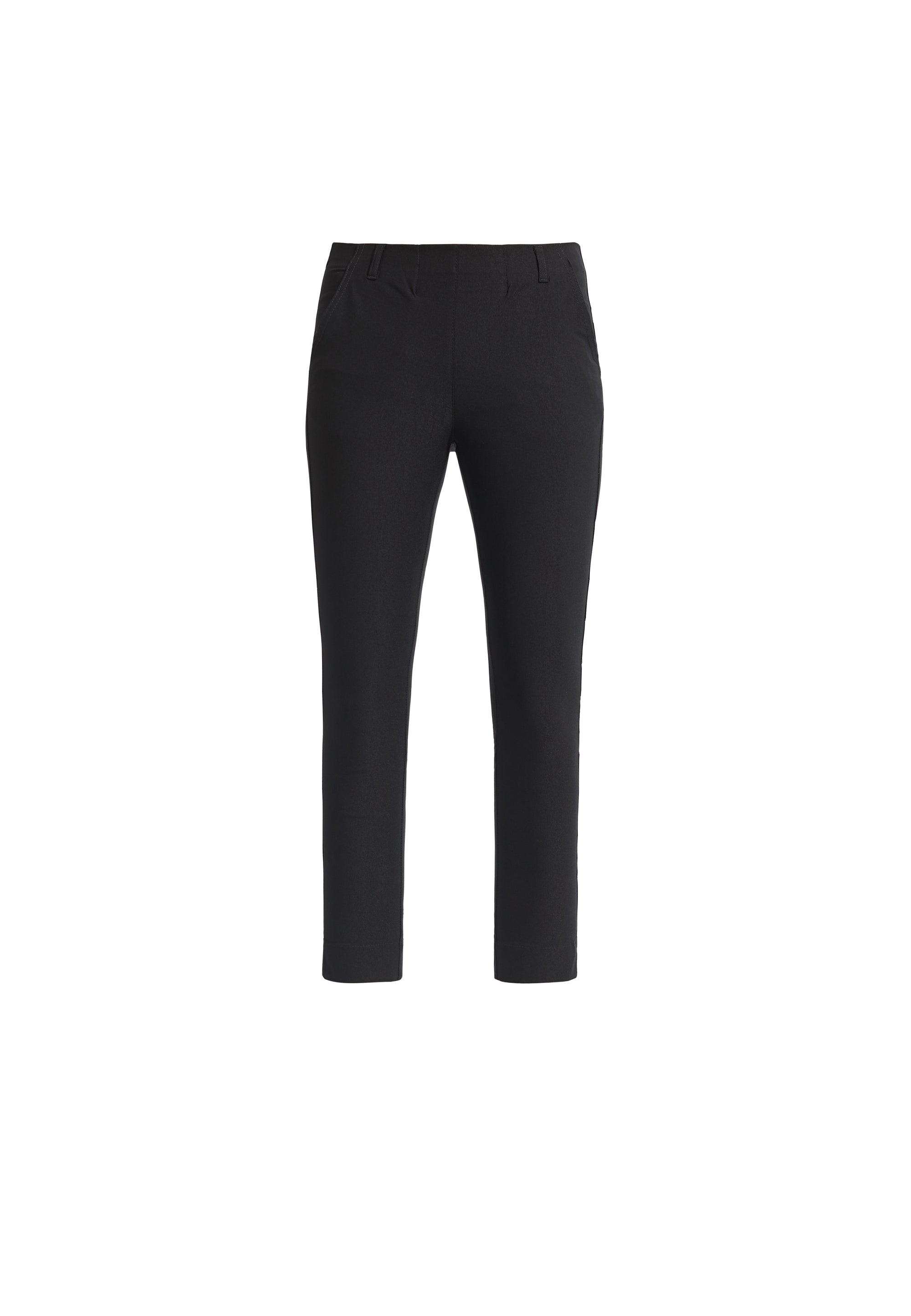 LAURIE Damen vegan Hose Elizabeth Slim Crop Schwarz