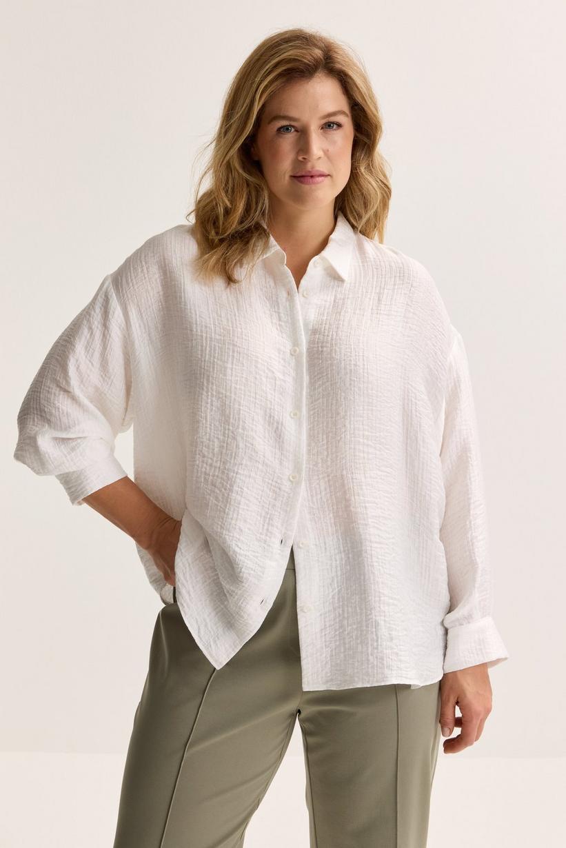 Mayerline Lang Hemd In Structuurstof