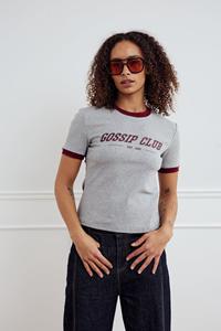 Noella Gossip T-shirt Medium Grey Mel.