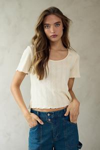 Noella Julietta Top Ivory