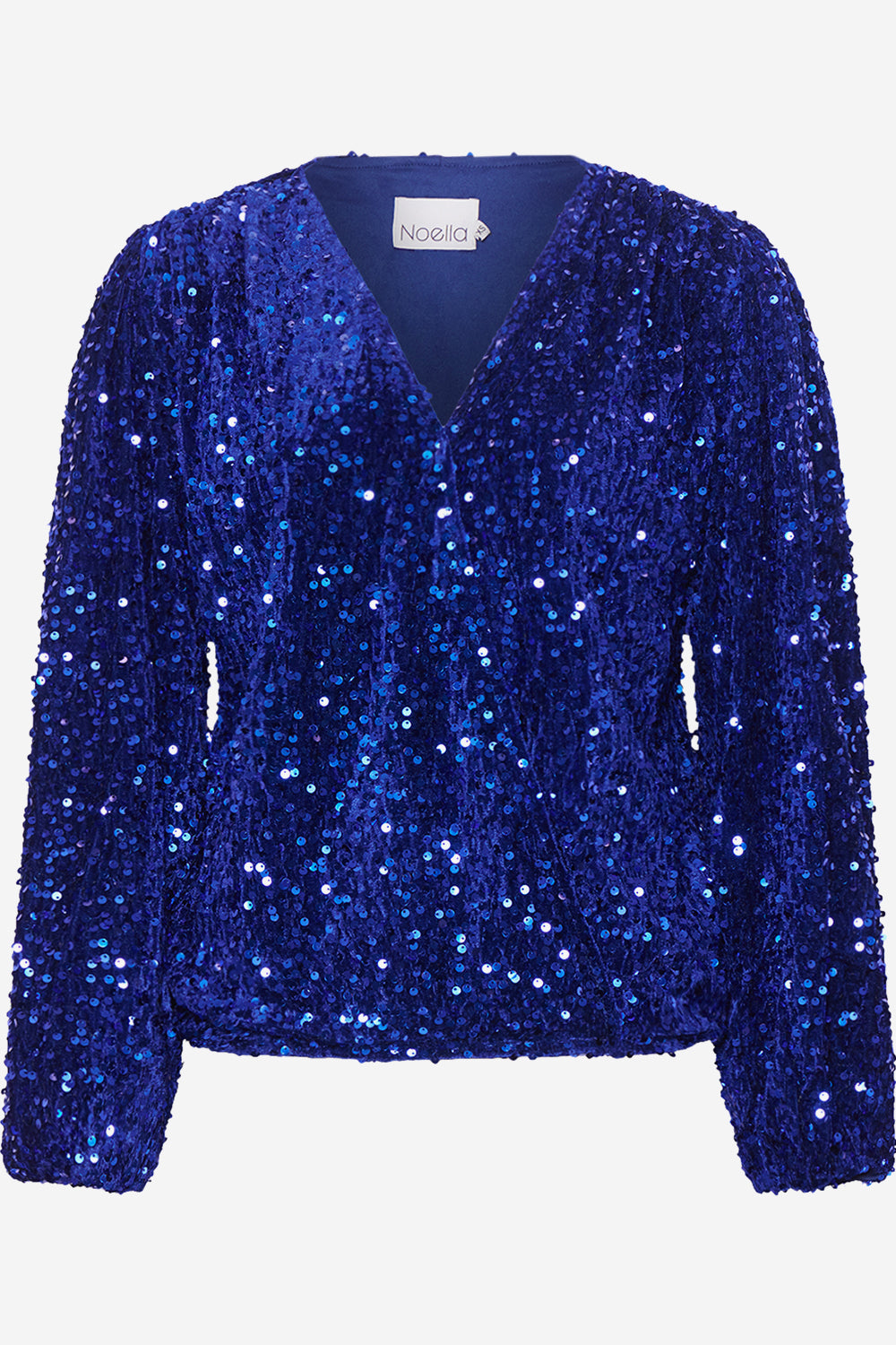 Noella Teagan Wrap Blouse Royal Blue