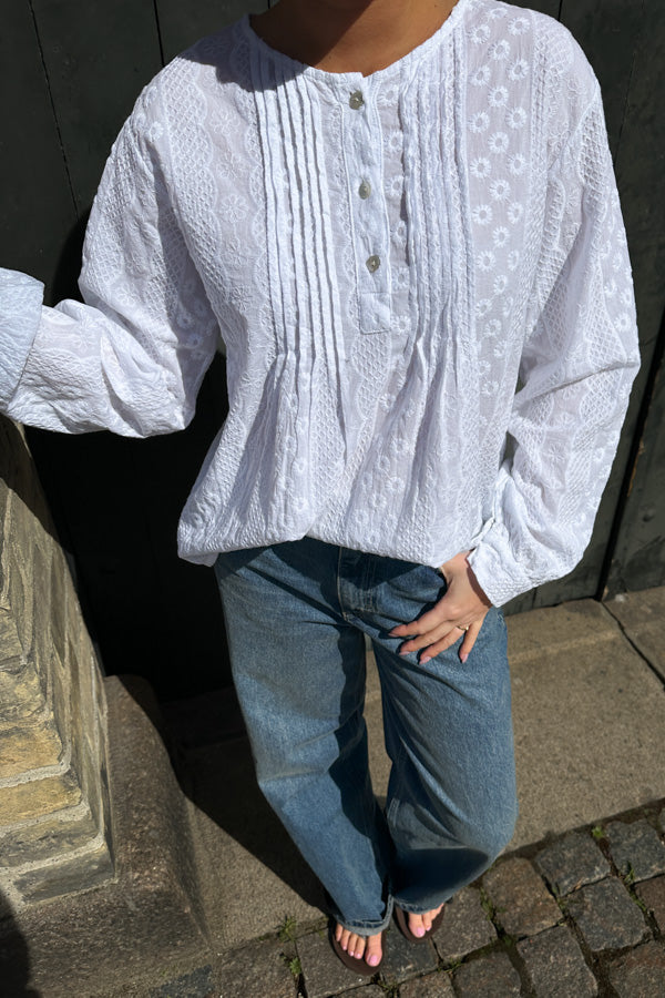 Noella Laxmi Blouse White