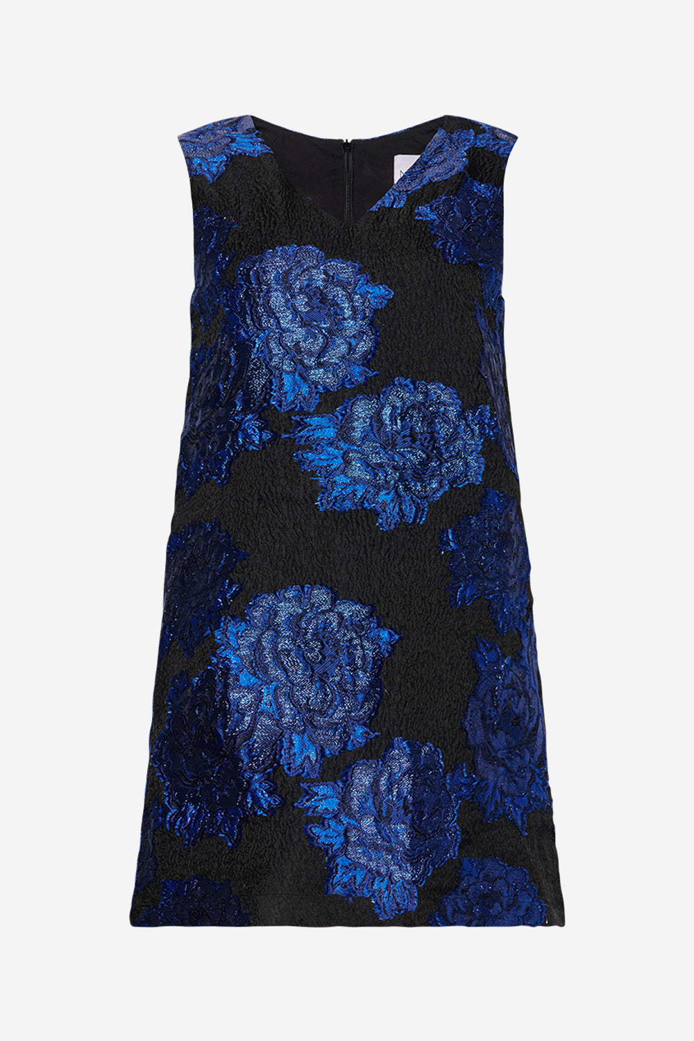 Noella Taylor V-Neck Dress Blue Mix