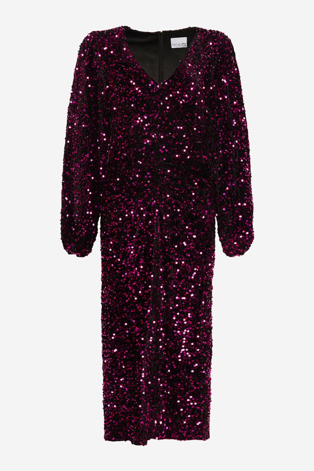 Noella Teagan LG Dress Fuxia/black