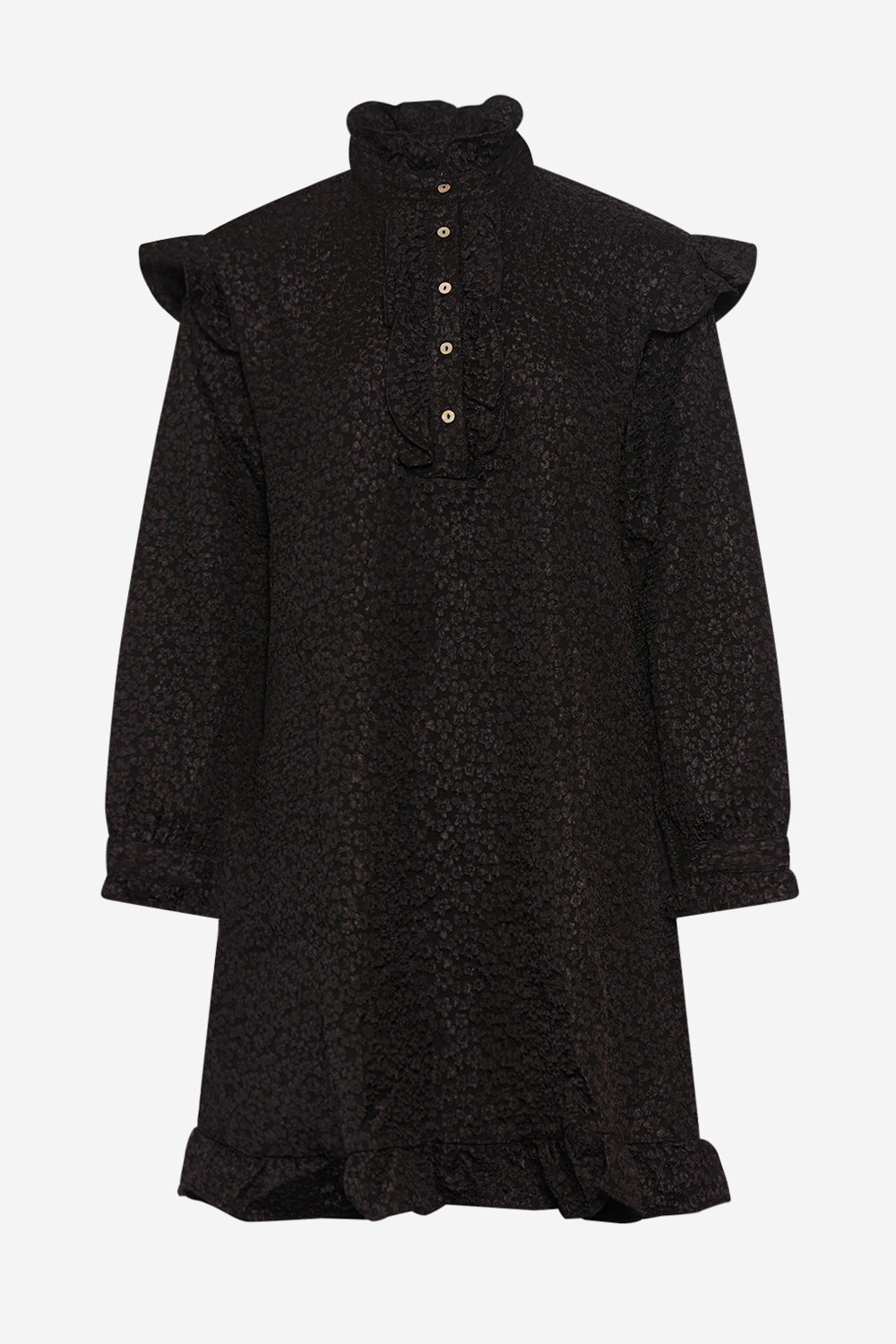 Noella Reno Ruby Ruffle Dress Black