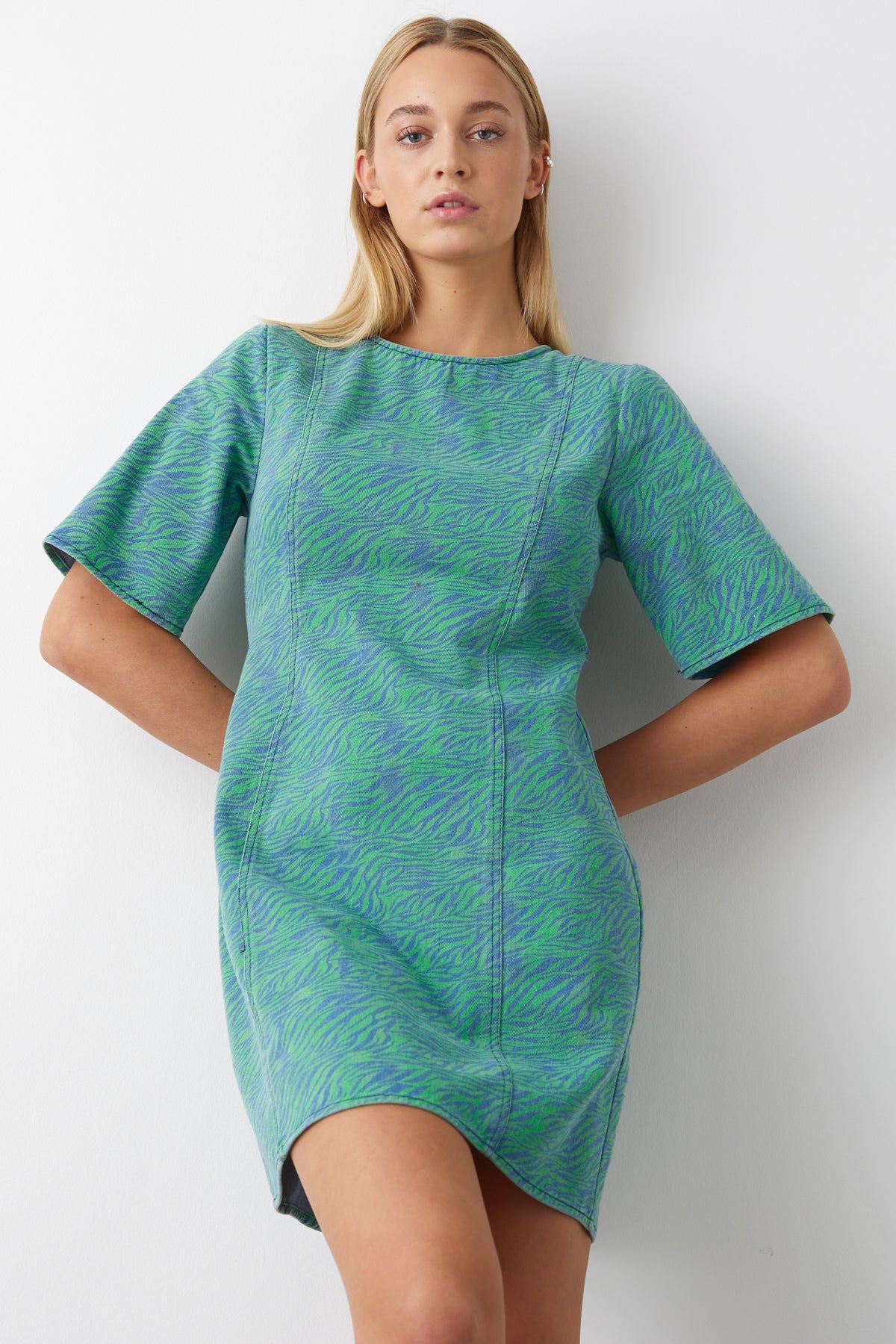 Noella Jordynn Dress Tamari Green Print