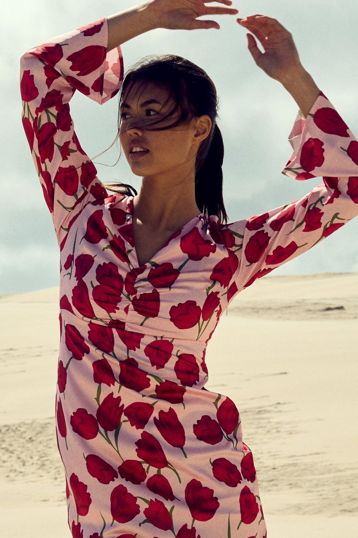 Noella Kamey Dress Tulip Print