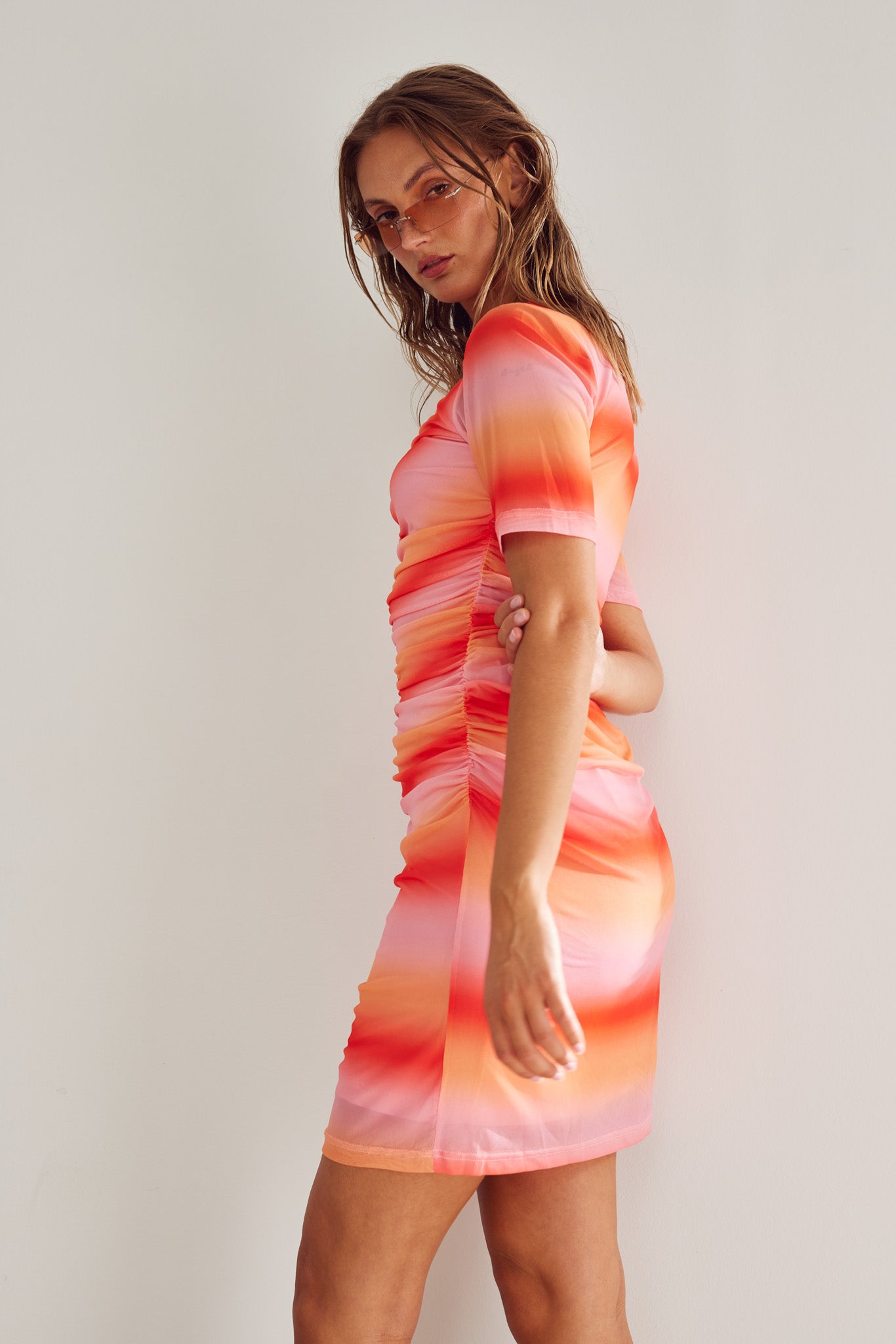 Noella Linda Dress Chiara Sunset Print