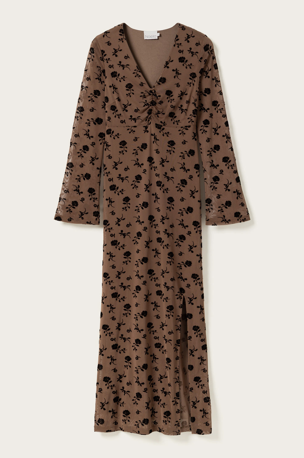 Noella Kameyella Dress Clarity Morel Print