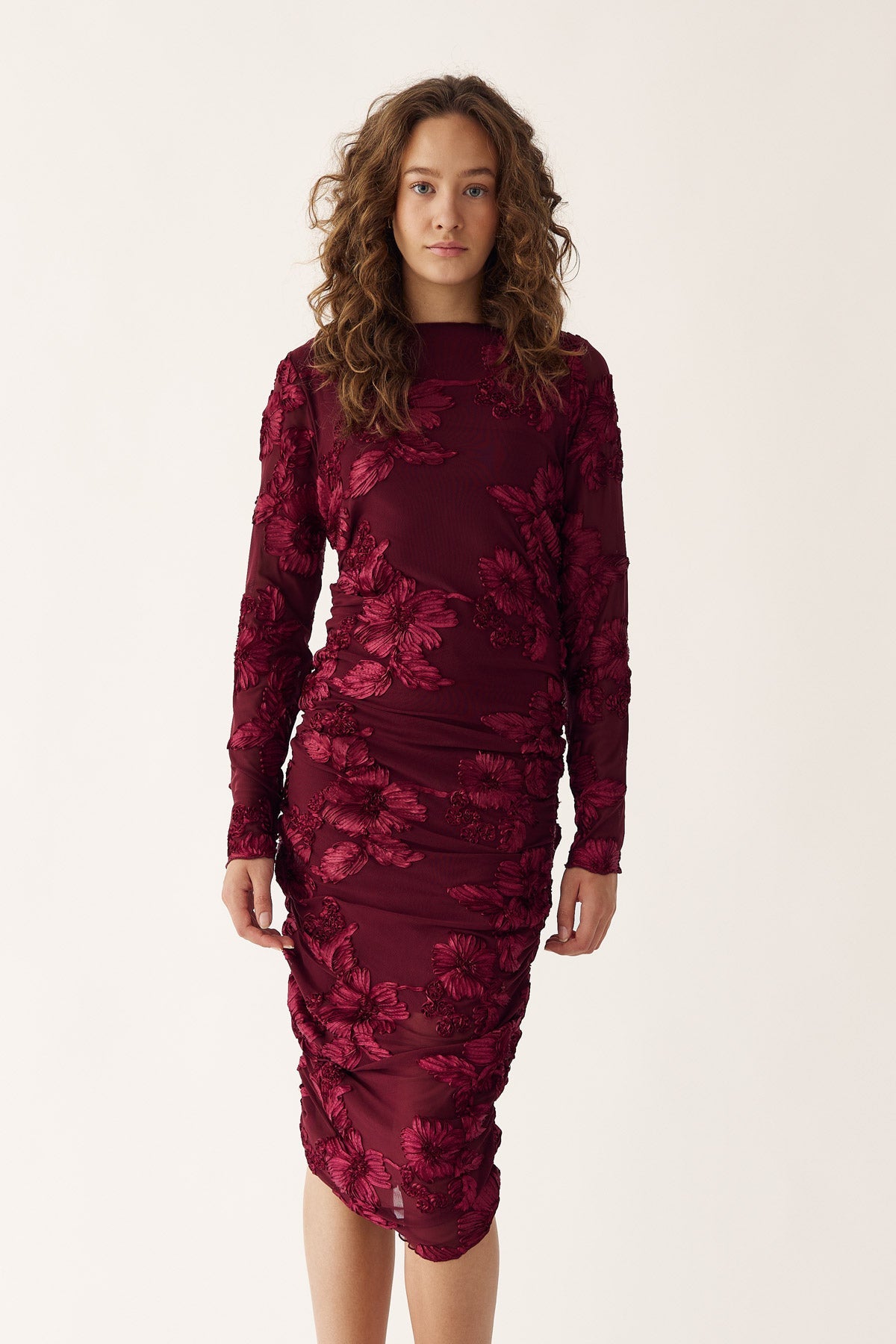 Noella Lavinia L/S Dress Winetasting