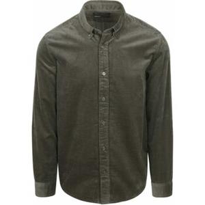 Marc O'Polo Overhemd Lange Mouw  Overhemd Corduroy Mangrove