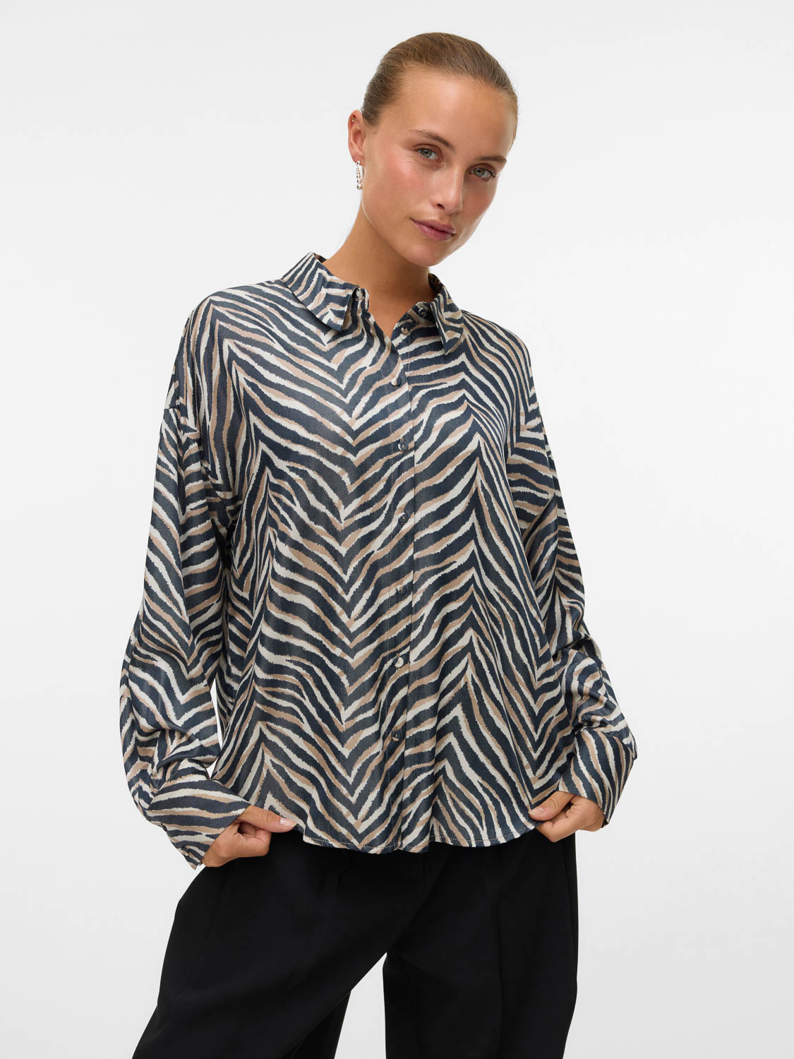Vero moda Vmvina Sonya Ls Shirt Wvn Ga