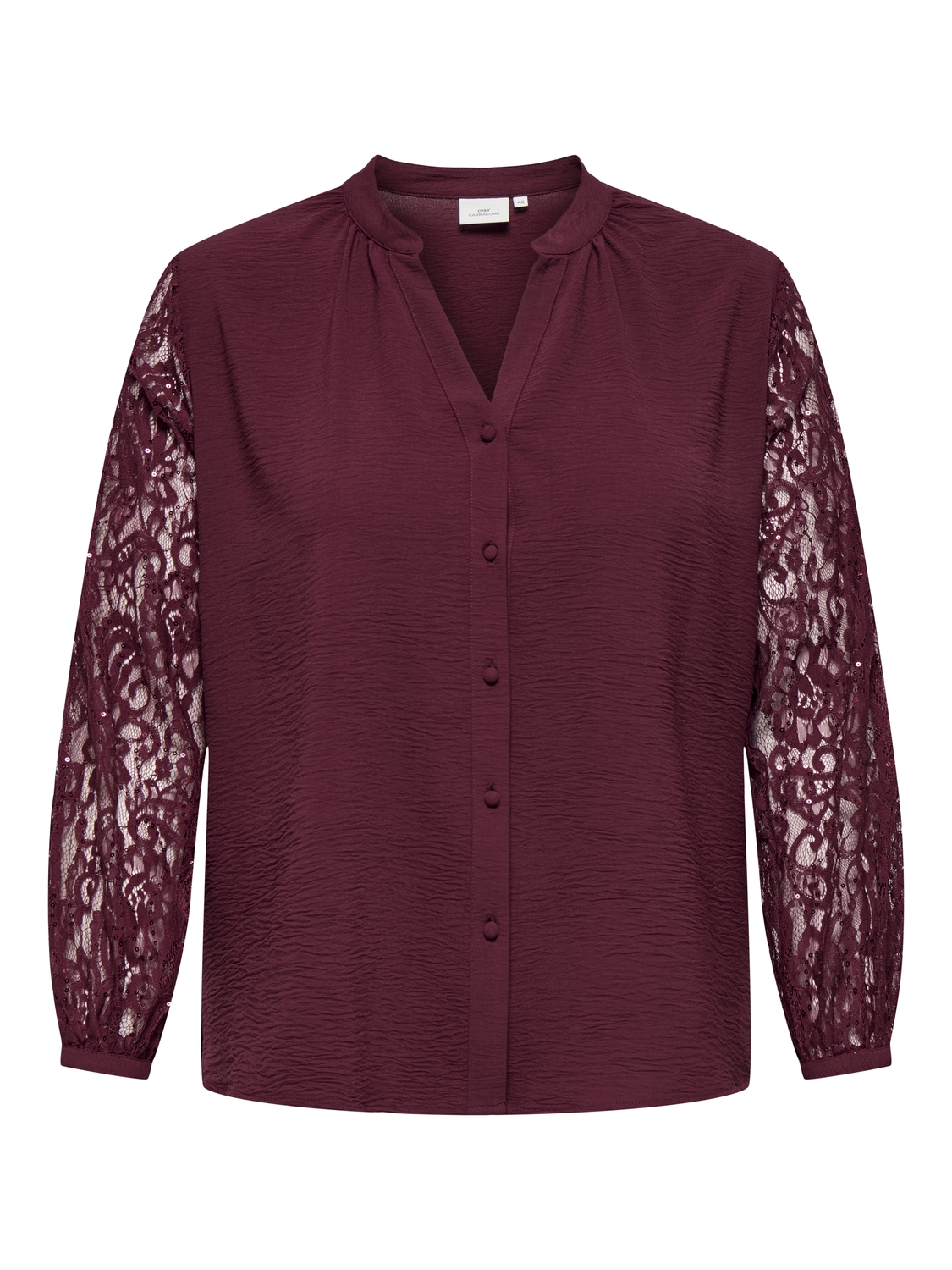 Carmakoma (Maatje Meer) Carkammy Life Ls V-neck Lace Shirt :
