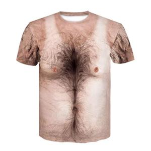 Chengyu Mode Grappige Zes-pack Abs Spier Tatoeages T-shirt voor Mannen Ronde Hals Korte Mouw Tees Cool streetwear 3D Gedrukte t-shirt XL