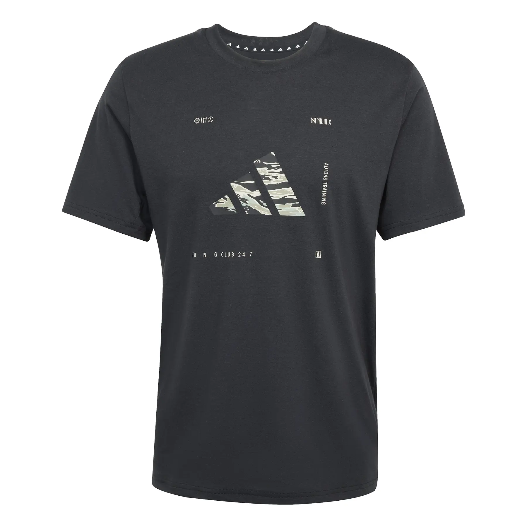 Adidas Performance T-shirt M BOX LOGO G T Trainingsshirt met CLIMACOOL, logo met camoprint