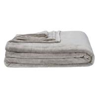 Leen Bakker Plaid Niek XXL - taupe - 240x220 cm