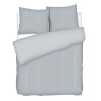 Hnlliving dekbedovertrek Uni Stripe - grijs - 240x200 cm