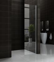 Douchewand Miami 40x200cm Antikalk Helder Glas Chroom Profiel 10mm Veiligheidsglas Easy Clean