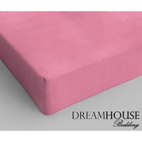 Dreamhouse Bedding Hoeslaken Katoen Roze-180 x 220 cm