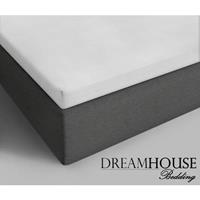 Dreamhouse Bedding Katoenen Topper Hoeslaken White Wit 90 x 220