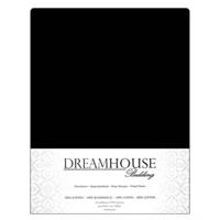 Dreamhouse Bedding Hoeslaken Katoen Zwart -80 x 200 cm