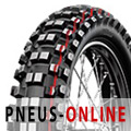 Mitas C-26 ( 110/90-19 TT 62M Achterwiel, NHS, Rennreifen (Rubbermengsel) Hard Terrain, rot )