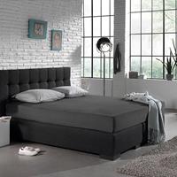 Home Care Hoeslaken Jersey 135 gr. Anthracite Antraciet 190/200 x 200/220
