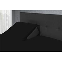 Hotel Home Jersey Splittopper Hoeslaken - Hotel Home - Zwart 160 x 200/210/220