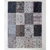 Louis de Poortere Vloerkleed Vintage Black White 200 x 280 cm