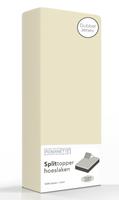 romanette Double Jersey Splittopper Hoeslaken  Beige-180 x 200/210/220 cm