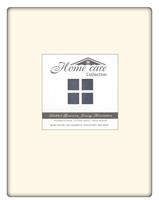 homecare Dubbel Geweven Hoeslaken Creme  -190/200 x 200/230 cm