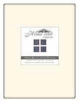 homecare Dubbel Geweven Hoeslaken Creme  -190/200 x 200/230 cm