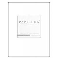 Papillon hoeslaken percale wit