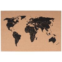 Presenttime Wandbord World Map - 37x17,5